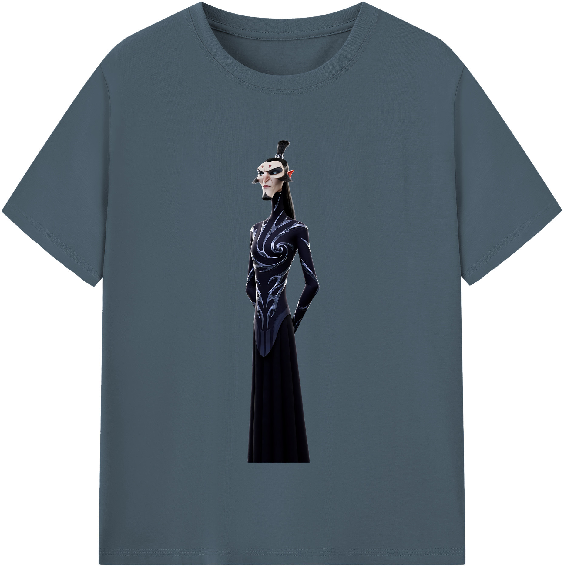 （画像用） Ne Zha 2 ナタ 魔童の大暴れ 綿100％半袖Tシャツ（フロントプリント）